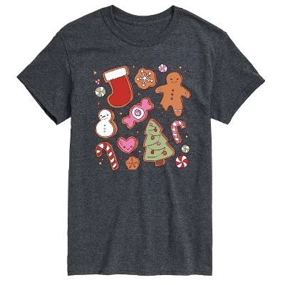Мужская футболка Instant Message Christmas Treats, антрацит