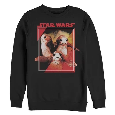Мужская толстовка The Last Jedi Porg Wings черного цвета