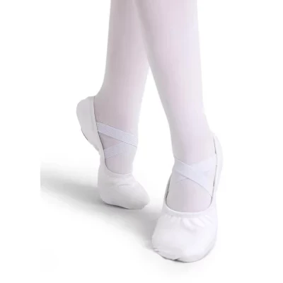 Женские балетки Capezio Hanami Canvas, белые