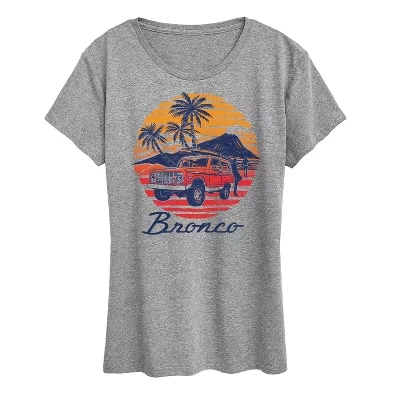 Женская футболка Bronco Sunset с коротким рукавом и рисунком