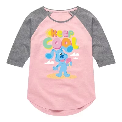 Футболка Blue's Clues Keep Cool для девочек, розовая