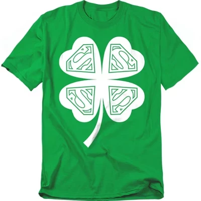 Мужская футболка Super Clover зеленого цвета