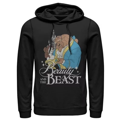Мужское худи Beauty and The Beast, черное