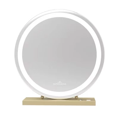 Зеркало для макияжа Impressions Vanity Hollywood Venus с LED, серебристое
