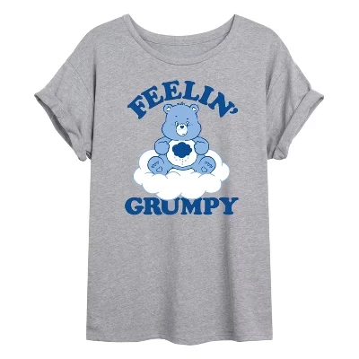 Женская футболка Care Bears Feelin Grumpy, серая