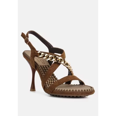 Женские босоножки Rag & Co. Domeda, коричневые