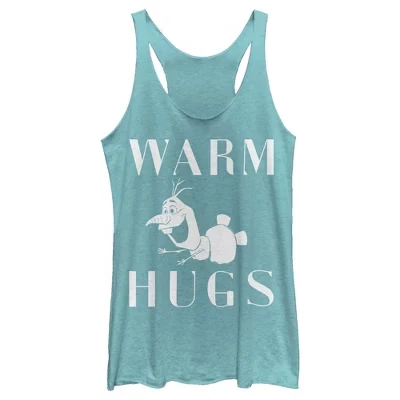 Женская спортивная майка Olaf Warm Hugs Racerback на бретелях