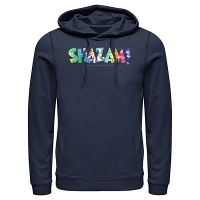 Мужская толстовка с капюшоном Shazam Tie Dye с логотипом Tie Dye