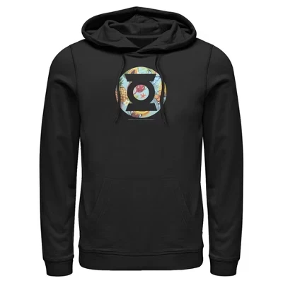 Мужское худи Justice League Dragon Fruit Logo, черное