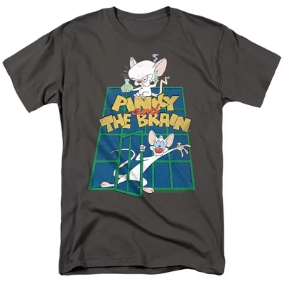 Мужская футболка Pinky and the Brain Ol Standard, угольная