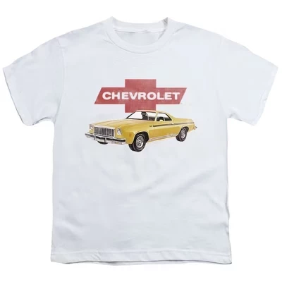 Футболка для мальчиков Chevrolet Chevy El Camino, белая