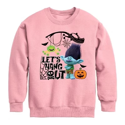 Свитшот для мальчиков Trolls Lets Hang Out, лиловый