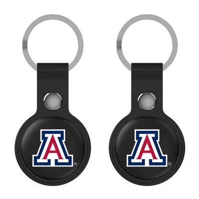 Черный держатель эмблемы NCAA Big 12 Universities с эмблемой Airtag 2-Pack arizona wildcats