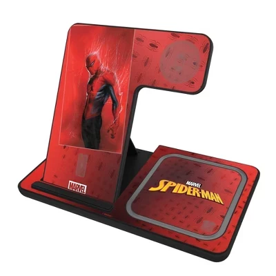Зарядная станция Keyscaper Marvel Spider-Man 3 в 1 15 Вт