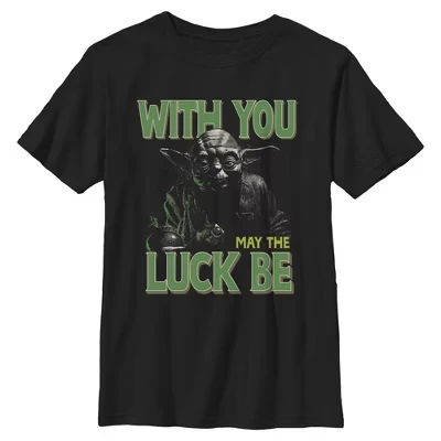 Футболка Boys With You May Be the Luck черная