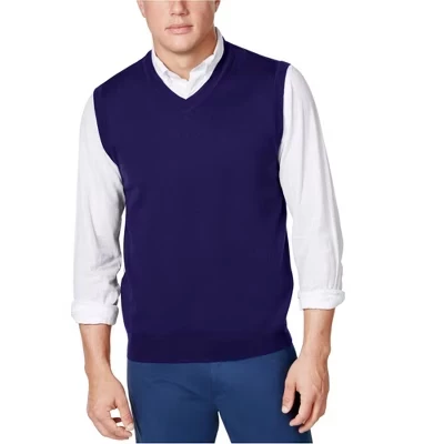 Мужской вязаный жилет Club Room Basic Knit, синий