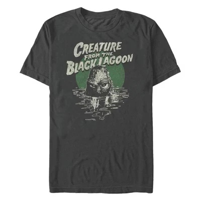 Мужская футболка Creature From the Black Lagoon с потертым названием 