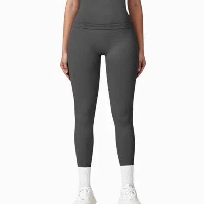 Женские бесшовные легинсы Anna-Kaci Active, серые