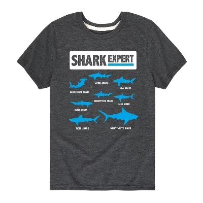 Футболка Shark Expert с коротким рукавом и графическим рисунком heather charcoal
