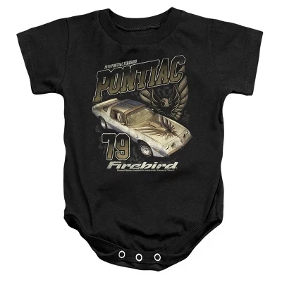 Боди для новорожденных Pontiac Firebird Racer черный