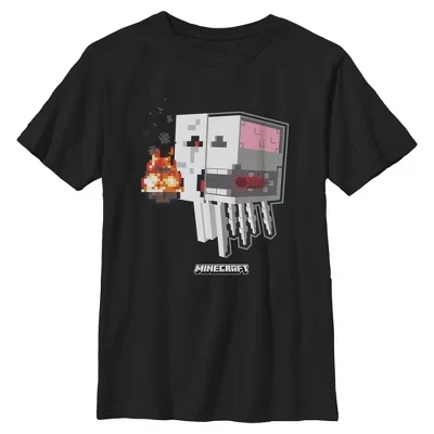 Футболка для мальчиков Ghast Throat Bomb Skeleton Side черного цвета
