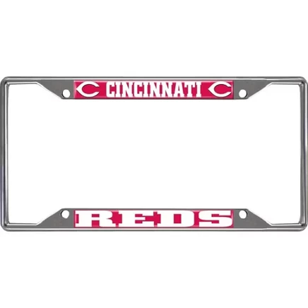 Рамка номерного знака Cincinnati Reds из нержавеющей стали
