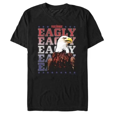 Мужская футболка DC Comics Peacemaker Eagly, черная