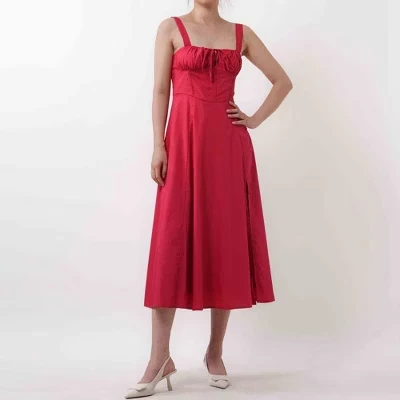 Женское платье Iris Fashion Cherie Code, плиссе, красное