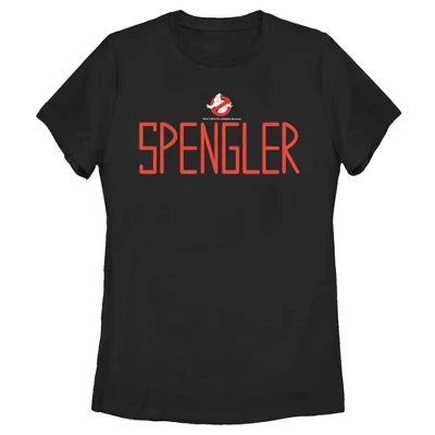 Женская футболка Egon Spengler черного цвета