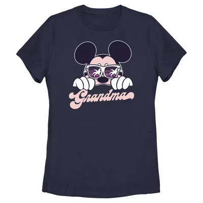 Женская крутая летняя бабушкина футболка Mickey & Friends