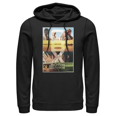 Мужское худи Netflix Outer Banks Poster, черное