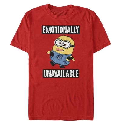 Мужская футболка Despicable Me Minion, красная
