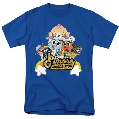 Футболка для взрослых Amazing World Of Gumball Elmore Junior High royal