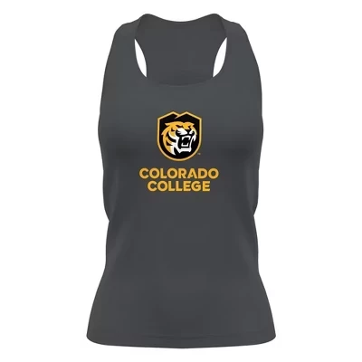 Женская спортивная майка Colorado College Sport с основным логотипом цвета древесного угля