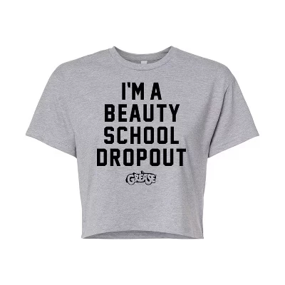 Женская футболка Grease «Beauty School Dropout», серая
