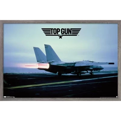 Постер Trends International Top Gun, самолёт, под дерево