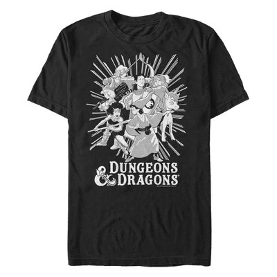 Мужская футболка Dungeons & Dragons, чёрная