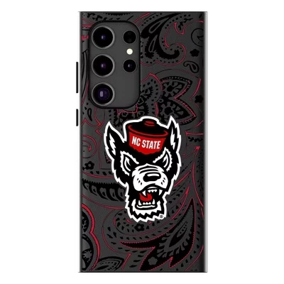 Чехол для мобильного телефона, совместимый с NCAA ACC Universities Paisley MagSafe для Samsung Galaxy state wolfpack штата Северная Каролина
