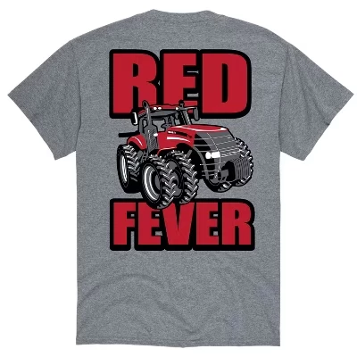 Мужская футболка с коротким рукавом Red Fever с графическим рисунком athletic heather