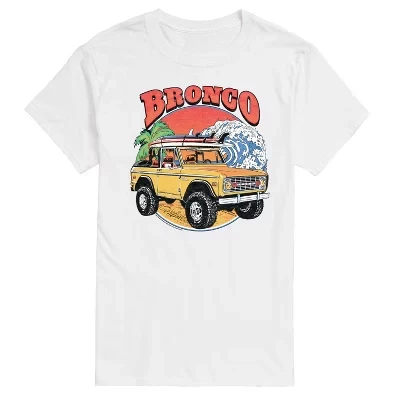Мужская футболка Ford Bronco Beach, белая