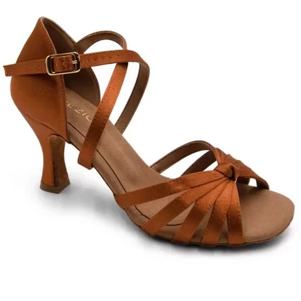 Женские танцевальные туфли Capezio Julia 2.5″, коричневые
