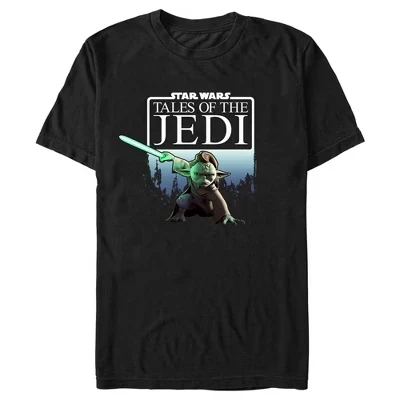 Мужская футболка Star Wars Яддль, чёрная