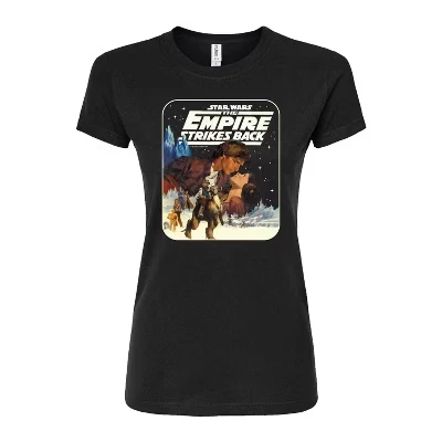 Женская футболка Star Wars Han Leia Empire, черная