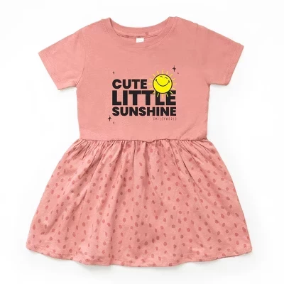 Детское платье SmileyWorld Cute Little Sunshine, розовато-лиловое пятно