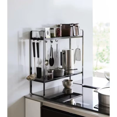 Полка YAMAZAKI home двухуровневая для столешницы, черная