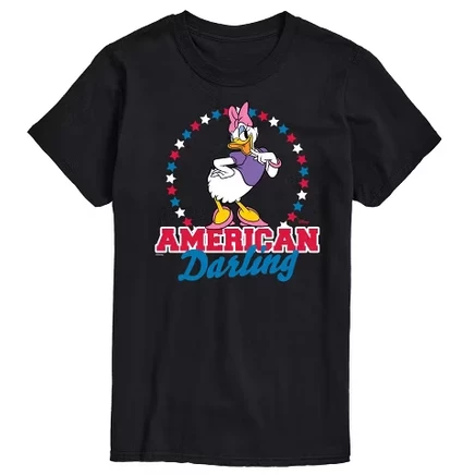 Мужская футболка Disney American Darling Daisy, черная
