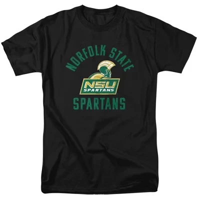 Мужская футболка NCAA Norfolk State с логотипом, черная