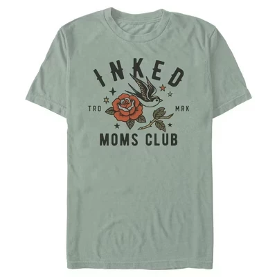 Мужская футболка Lost Gods Inked Moms Club Tattoo, голубая