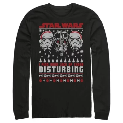 Мужская футболка Star Wars Lack of Cheer, черная