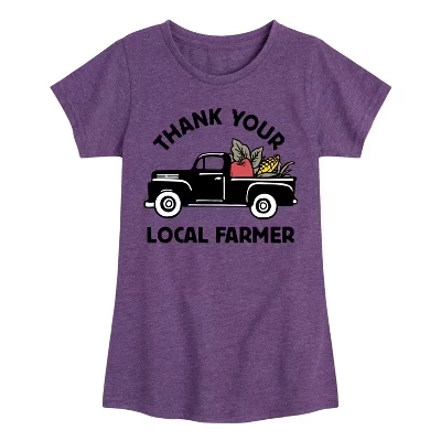 Футболка Thank Your Local Farmer с коротким рукавом и рисунком в обтяжку